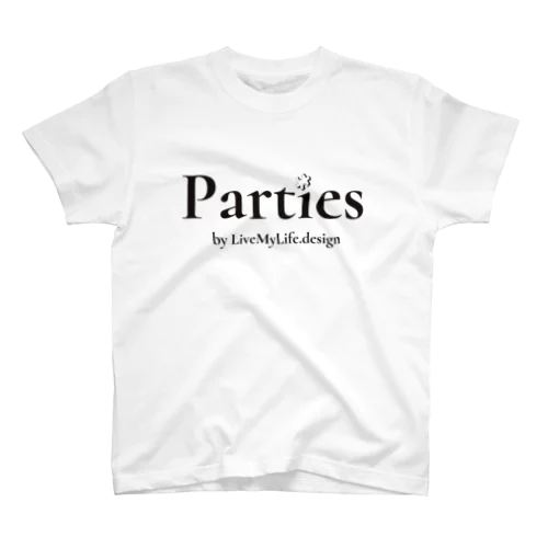 Parties公式(書体ver.) スタンダードTシャツ
