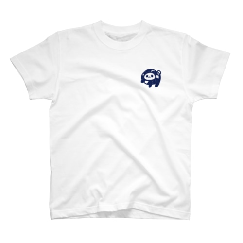 波に紛れるパンダ達と浮き輪パンダ Regular Fit T-Shirt