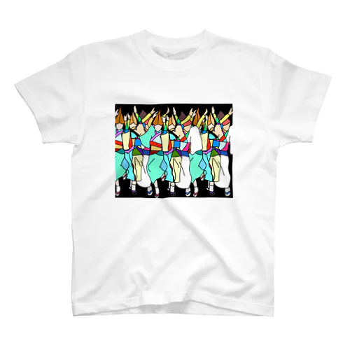 AWAODORI  FESTIVAL Regular Fit T-Shirt