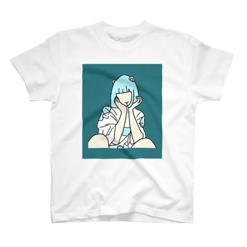 こっちみてにゃん(ヒト) スタンダードTシャツ