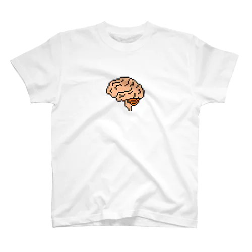 BRAIN orange_bit Regular Fit T-Shirt