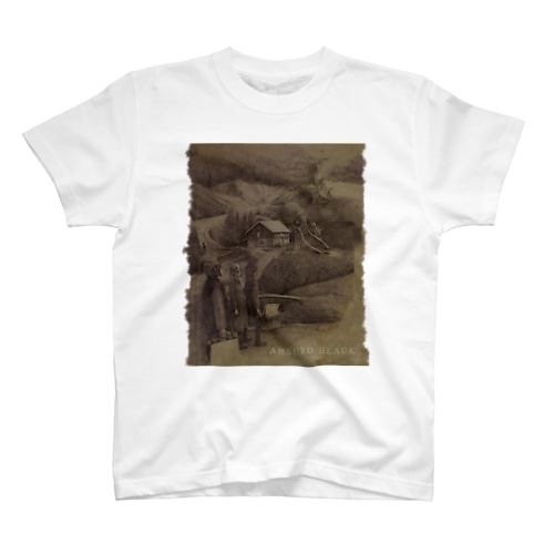 absurdBlack Regular Fit T-Shirt
