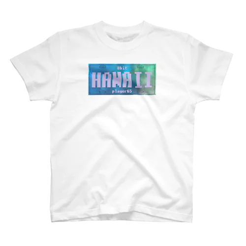 ナンバープレート【HAWAII  pink】 Regular Fit T-Shirt