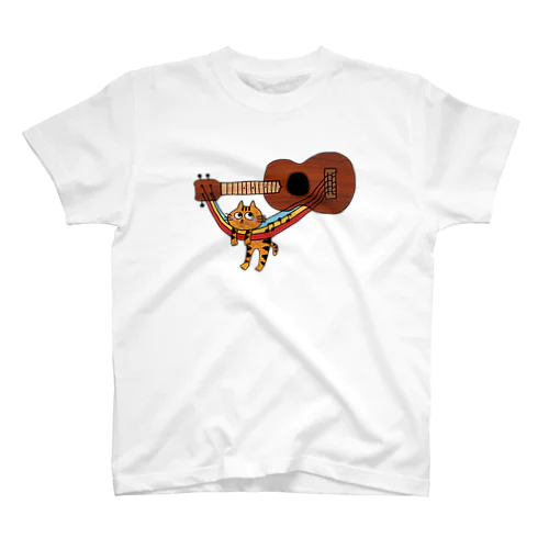 Ukulele Cat ♬ スタンダードTシャツ