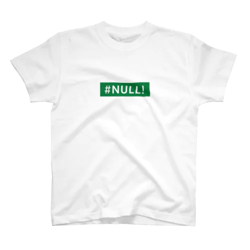 共通部分がない時のエラー【♯NULL!】 Regular Fit T-Shirt