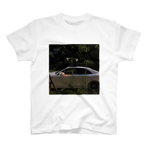 車と百合 Regular Fit T-Shirt