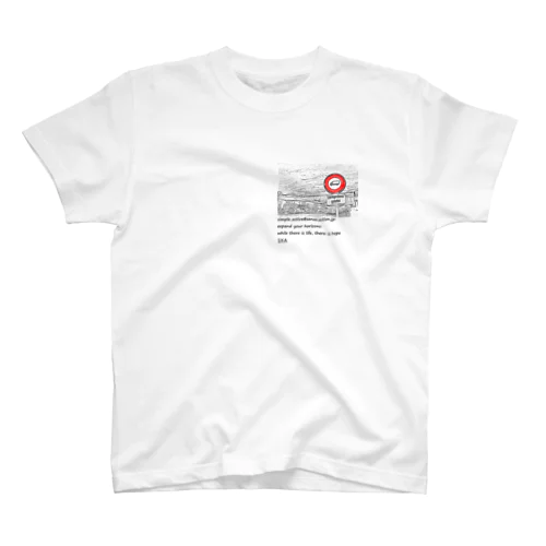 S×A　スイス＆メッセージ　NEW Regular Fit T-Shirt
