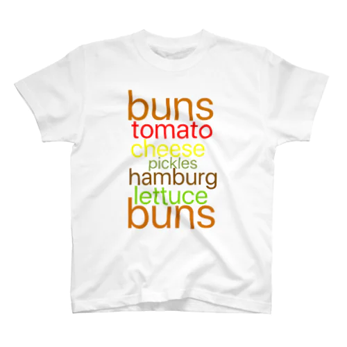 ハンバーガー 티셔츠