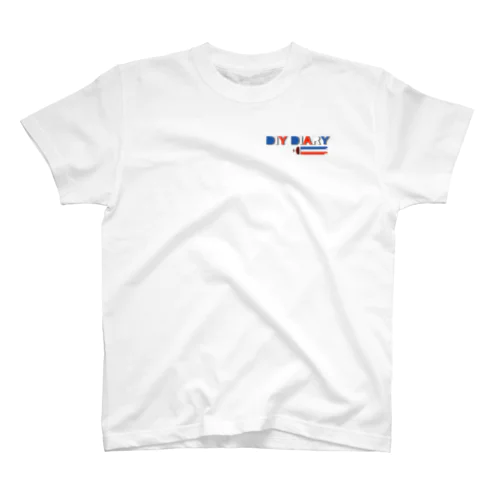 DIY daily - logo Tricolor Regular Fit T-Shirt