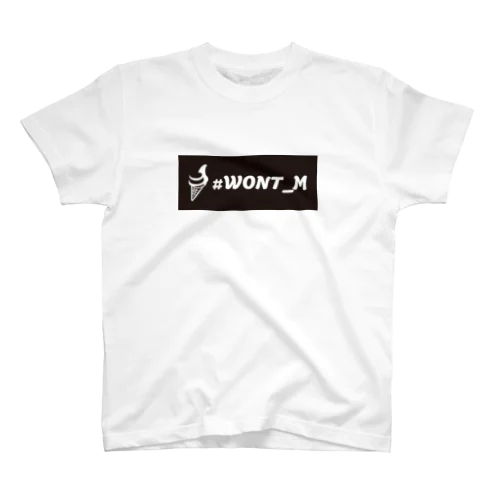 #WONT_M BOXLOGO Regular Fit T-Shirt