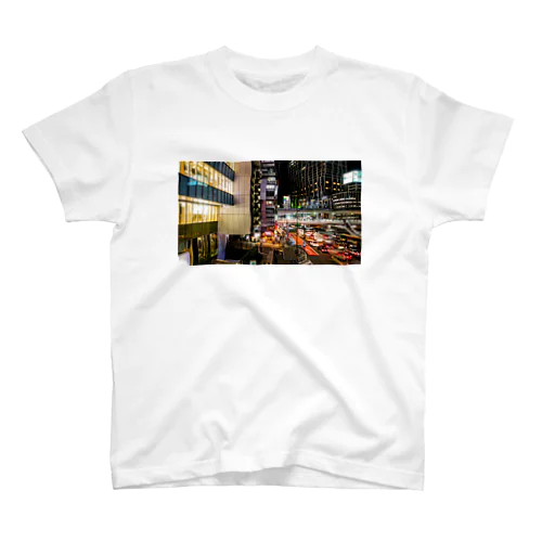 渋谷の夜景 Regular Fit T-Shirt