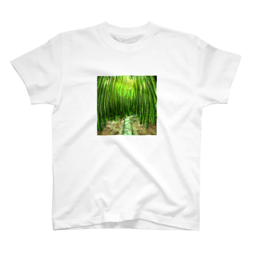 《どるちぇ旅》＊伝統的な竹林＊ Regular Fit T-Shirt