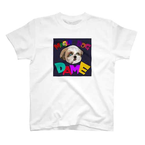 DAME MARBLE Regular Fit T-Shirt