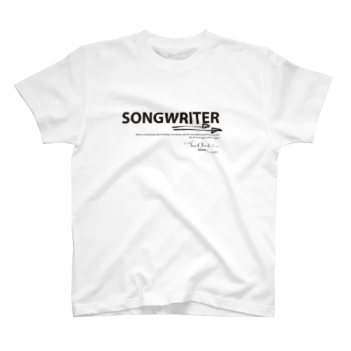 songwriter new スタンダードTシャツ