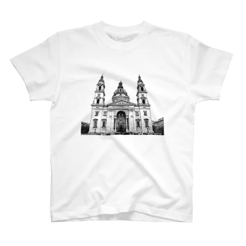 ハンガリーのバシリカ（デッサン風） Regular Fit T-Shirt