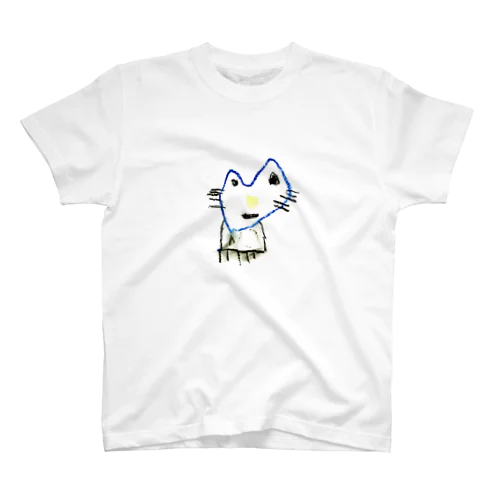 4歳児がかいたねこ Regular Fit T-Shirt