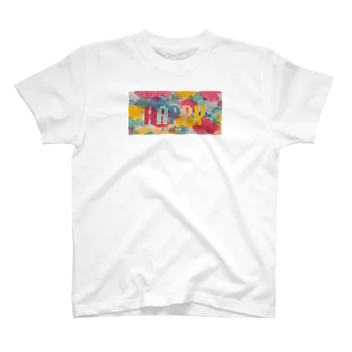 ナンバープレート【HAPPY】 スタンダードTシャツ