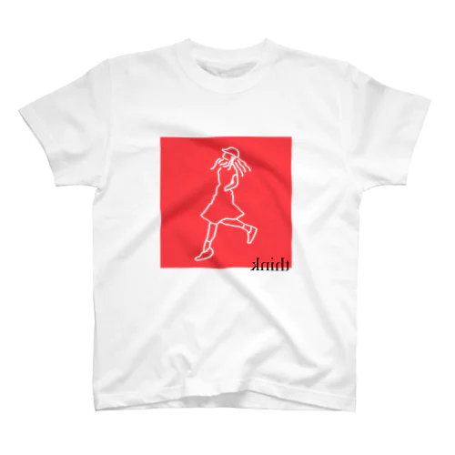 think (red) Regular Fit T-Shirt