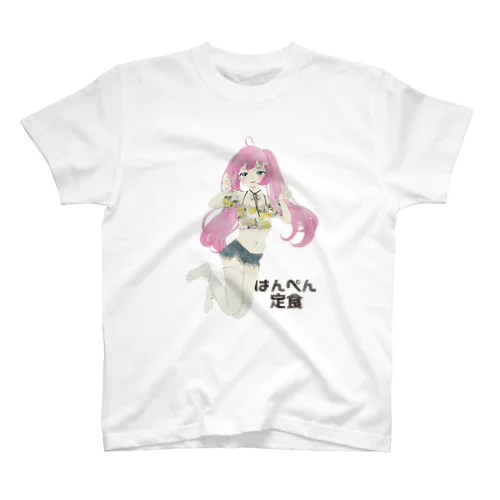 はんぺん定食×zuborakaiju スタンダードTシャツ