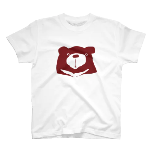 Maroon-with white edge スタンダードTシャツ