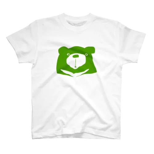 Green-with white edge スタンダードTシャツ