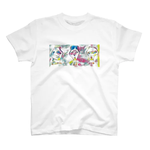 若返り3姉妹 スタンダードTシャツ