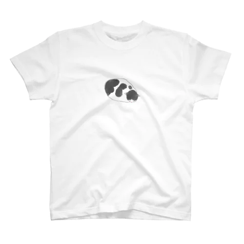 ハチワレ牛ねこシルバ（珍獣牛ねこ） Regular Fit T-Shirt