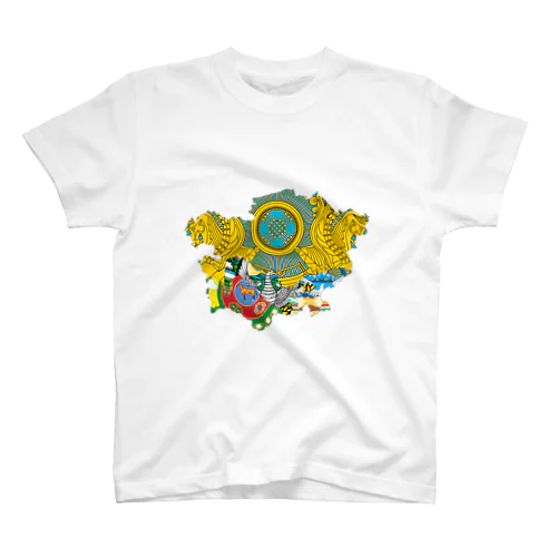 中央アジアの国章 スタンダードTシャツ