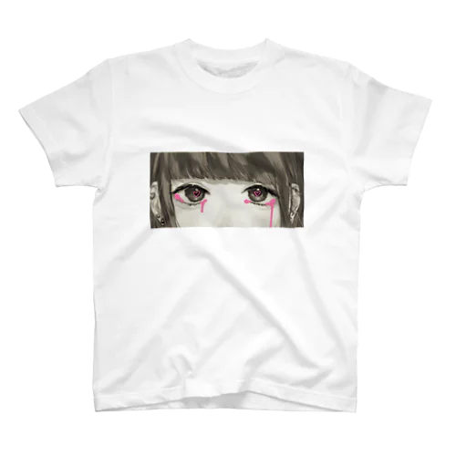 緊急事態ちゃん/モノクロ スタンダードTシャツ