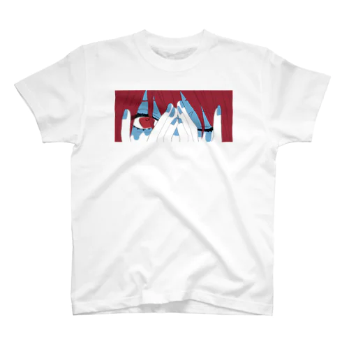 赤×青 Regular Fit T-Shirt