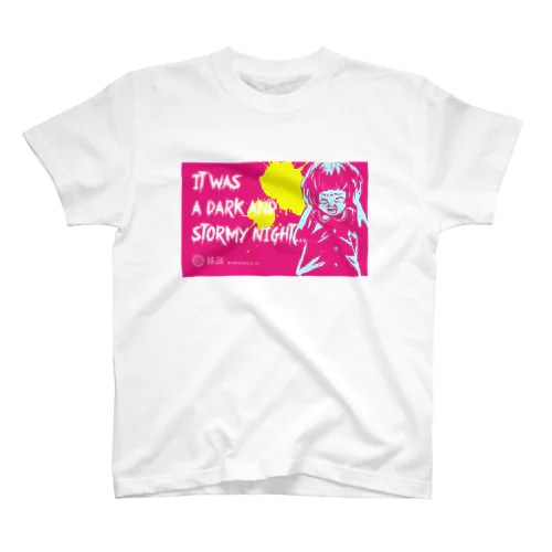 怖話-Girlイラスト3（T-Shirt Pink） Regular Fit T-Shirt