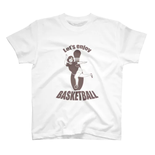 Let's enjoy BASKETBALL スタンダードTシャツ