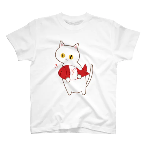 めでたい！白猫さん Regular Fit T-Shirt