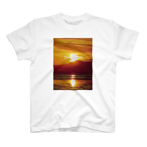 Sunset flats スタンダードTシャツ