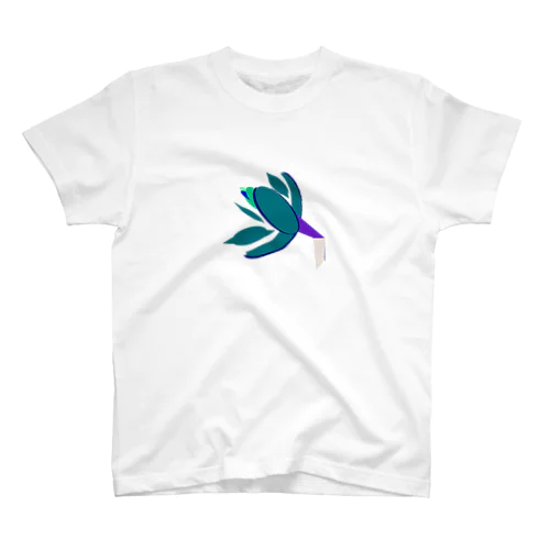 暗めの花 Regular Fit T-Shirt