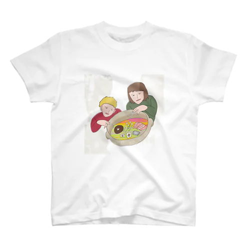 活気グラフィック「鍋」 Regular Fit T-Shirt
