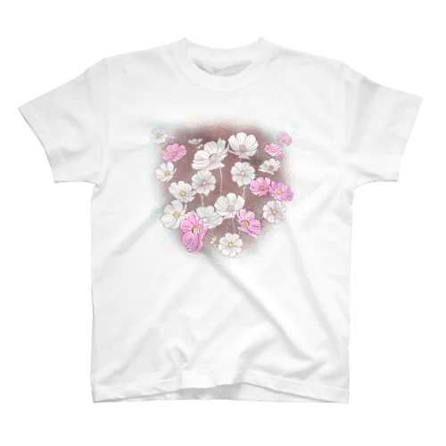 秋桜 （茶） Regular Fit T-Shirt