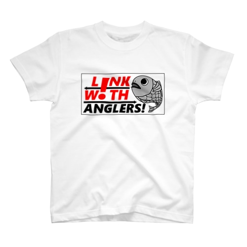 L!NK W!TH ANGLERS! 公式ステッカー Regular Fit T-Shirt