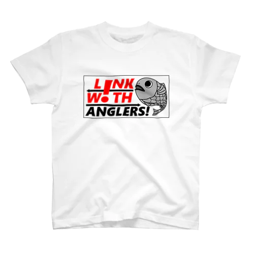 L!NK W!TH ANGLERS! 公式ステッカー Regular Fit T-Shirt