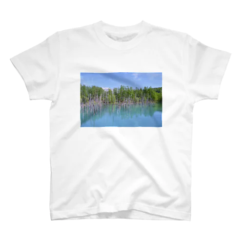 青い池02 Regular Fit T-Shirt