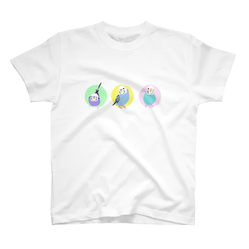 やさしいインコ(オパーリン) スタンダードTシャツ