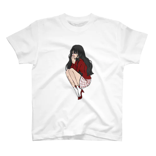 くすくすガール Regular Fit T-Shirt