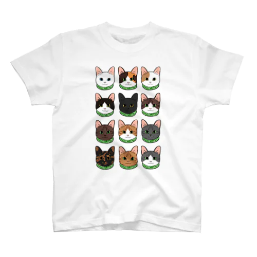 日本の猫たち Regular Fit T-Shirt