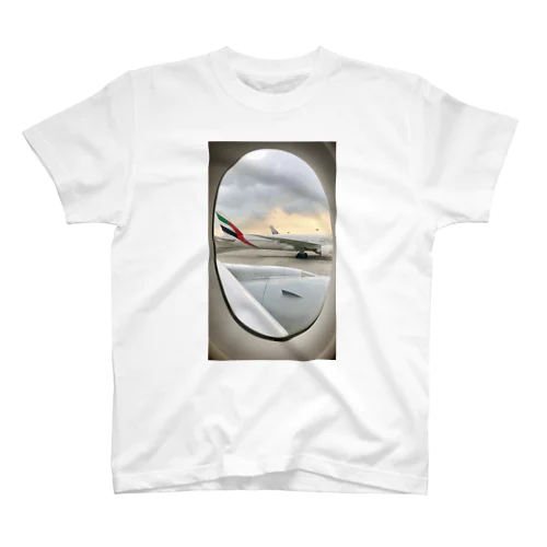 Aircrafts and Sunset in Singapore Regular Fit T-Shirt
