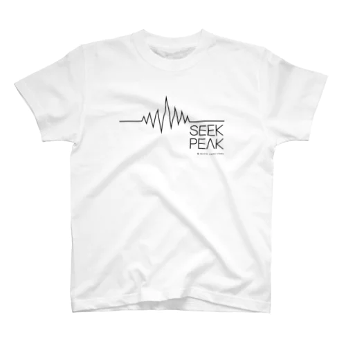 SEEK PEAK Tシャツ（黒文字） スタンダードTシャツ