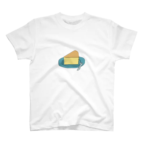 噂のチーズケーキ皿に乗せてみた スタンダードTシャツ