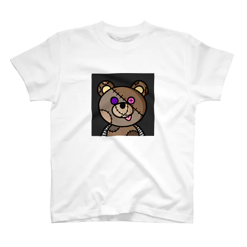 病みクマくん血飛沫ナシ スタンダードTシャツ