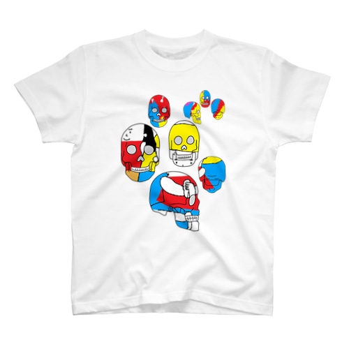 頭蓋骨バルーン Regular Fit T-Shirt