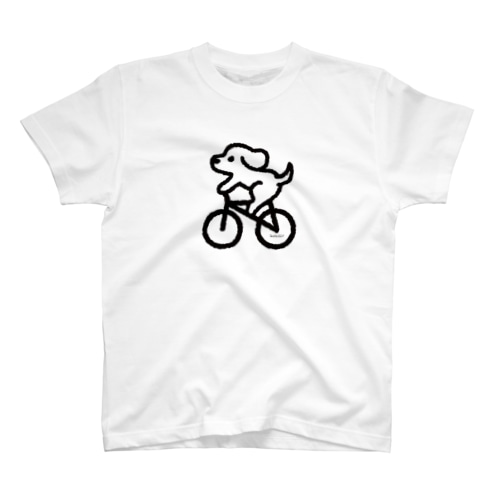 わんこ自転車にのる Regular Fit T-Shirt
