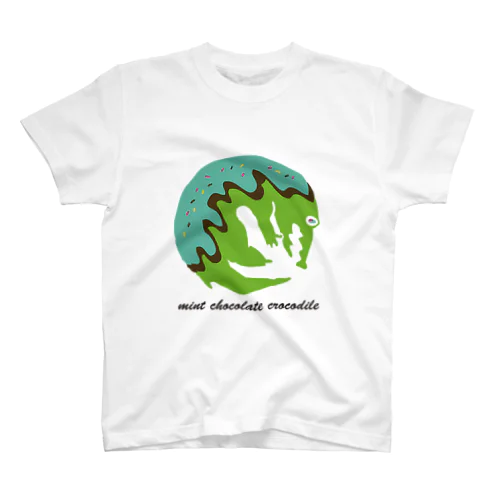 mint chocolate crocodile Regular Fit T-Shirt